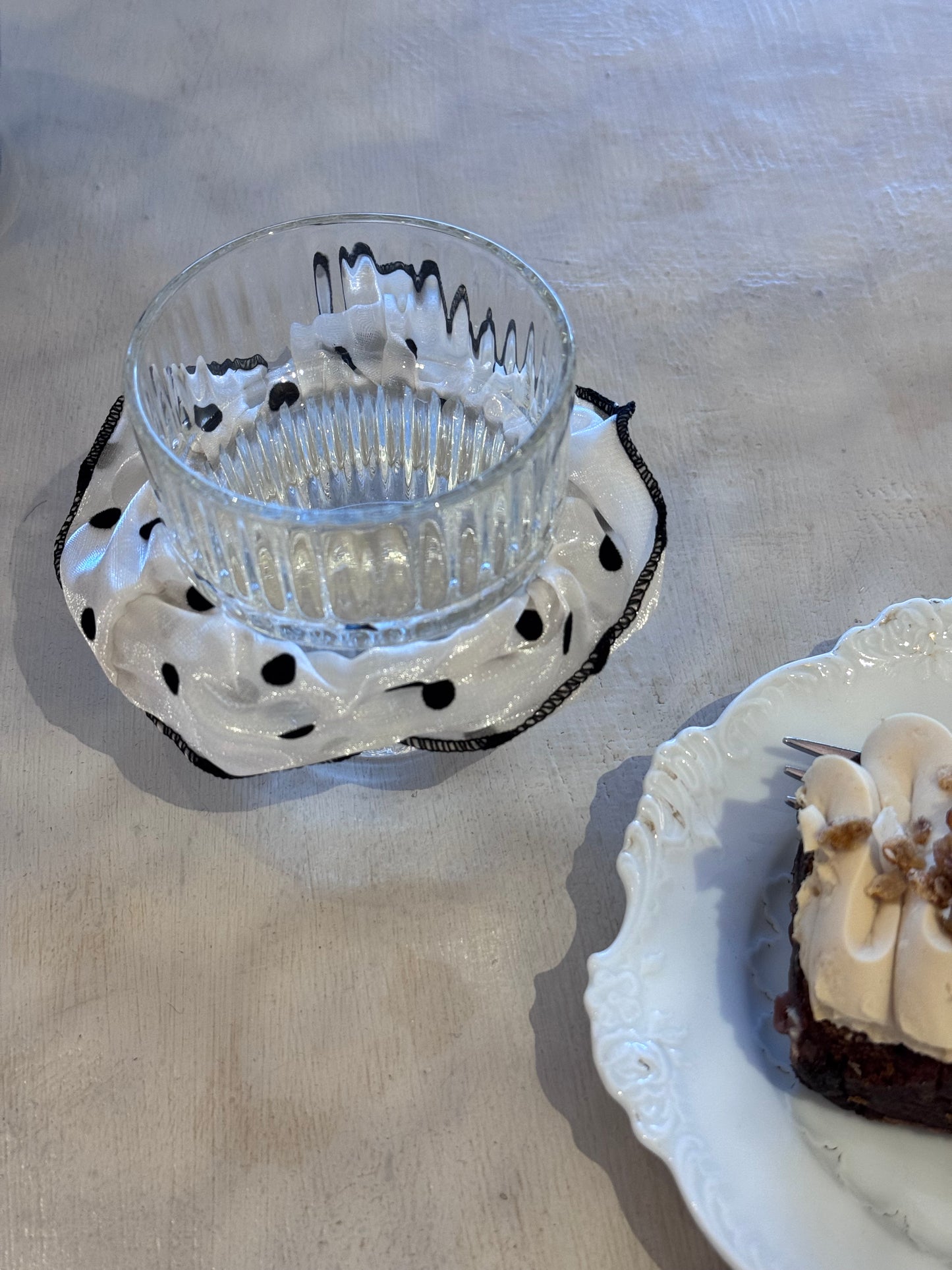 French Ivory Satin Scrunchie